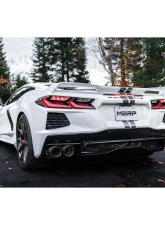 MBRP Armor Pro 3 Inch Stainless Steel Catback Quad Split Rear Exit w/ Carbon Fiber Tips Chevrolet Corvette C8 2020-2025                                     - S70423CF - Image 2