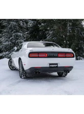 MBRP 2.5" T304 Stainless Catback Dual Rear Exit Exhaust System w/ Carbon Fiber Tips Dodge Challenger 2015-2021                                     - S71113CF - Image 2
