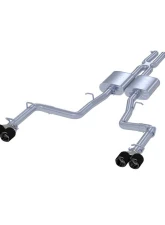 MBRP 2.5" T304 Stainless Catback Dual Rear Exit Exhaust System w/ Carbon Fiber Tips Dodge Challenger 2015-2021                                     - S71113CF - Image 4