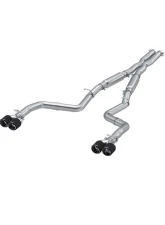 MBRP 3" T304 Stainless Dual Rear Catback Exhaust System w/ Quad Tips (Street Version) Dodge Challenger 2015-2016                                     - S71153CF - Image 4