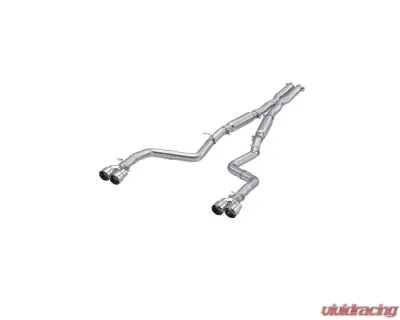 MBRP 3" Aluminized Steel Dual Rear Catback Exhaust System w/ Quad Tips (Street Version) Dodge Challenger 2015-2016 - S7115AL