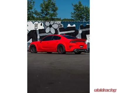MBRP 3" Catback Dual Rear Street Profile w/ Dual Carbon Fiber Tips Dodge Charger 2017-2022 - S71173CF