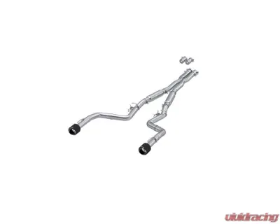 MBRP 3" Catback Dual Rear Street Profile w/ Dual Carbon Fiber Tips Dodge Charger 2017-2022 - S71173CF