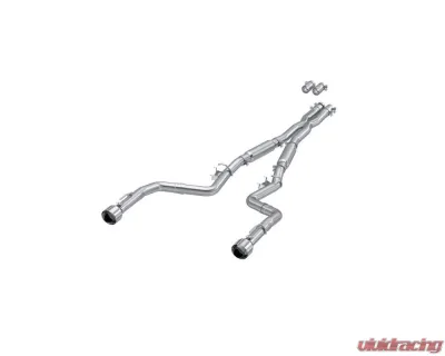 MBRP Aluminized Steel 3" Catback Dual Rear Street Profile w/ Dual Tips Dodge Charger 2015-2022 - S7117AL
