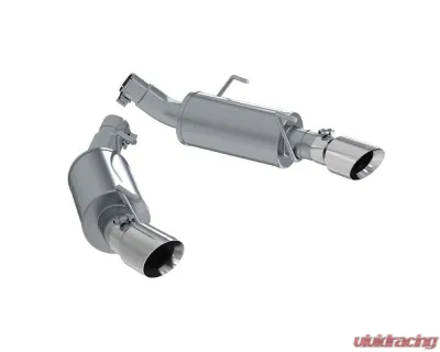 MBRP T304 Stainless Steel 2.5" Dual Mufflers Axle Back Split Rear Ford Mustang GT 4.6L 2005-2010 - S7200304