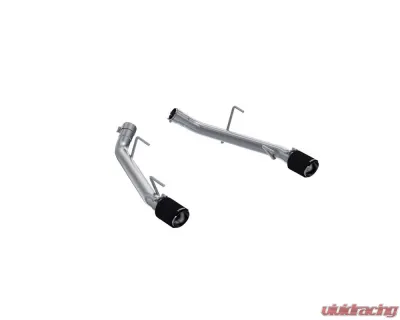 MBRP 2.5" Dual Axleback w/ Carbon Fiber Tips Ford Mustang GT | Mustang GT500 2005-2010 - S72023CF