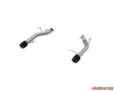 MBRP 3" Dual Axleback w/ Race Version Carbon Fiber Tips Ford Mustang GT 2011-2014 - S72033CF