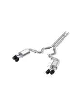 MBRP 3" Catback Dual Rear w/ Quad Street Version Carbon Fiber Tips Ford Mustang GT 2018-2022                                     - S72053CF - Image 4