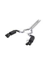 MBRP Street Version 3" Black Coated Catback Exhaust w/ Quad 4" Dual Wall Tips Ford Mustang GT 5.0L 2018-2022                                     - S7205BLK - Image 4