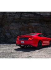 MBRP 3" Catback Dual Rear w/ Quad Street Version Carbon Fiber Tips Ford Mustang GT 2018-2022                                     - S72053CF - Image 2