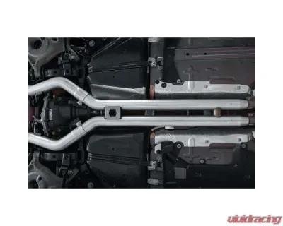 MBRP Race Version 3" T304 Stainless Catback Exhaust w/ Quad 4" Dual Wall Tips Ford Mustang GT 5.0L 2018-2022 - S7207304