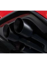 MBRP Race Version 3" Black Coated Catback Exhaust w/ Quad 4" Dual Wall Tips Ford Mustang GT 5.0L 2018-2022                                     - S7207BLK - Image 5