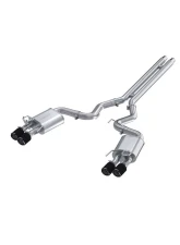 MBRP Pro Series 3" T304 Stainless Catback Active Exhaust w/ Carbon Fiber Tips Ford Mustang GT 5.0L 2018-2022                                     - S72093CF - Image 6