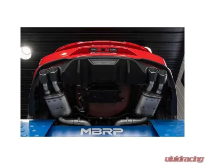 MBRP Pro Series 3" T304 Stainless Catback Active Exhaust w/ Carbon Fiber Tips Ford Mustang GT 5.0L 2018-2022 - S72093CF