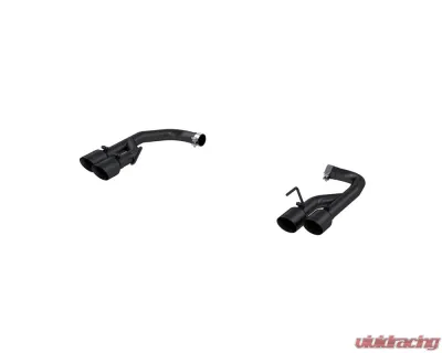 MBRP 2.5" Black Coated Axleback Exhaust w/ Quad 4" Dual Wall Tips Ford Mustang GT 5.0L 2018-2022 - S7211BLK