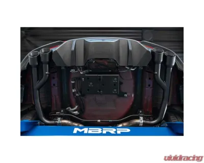MBRP 2.5" T304 Stainless Axleback Exhaust w/ Quad 4" Dual Wall Tips Ford Mustang GT 5.0L 2018-2022 - S7211304