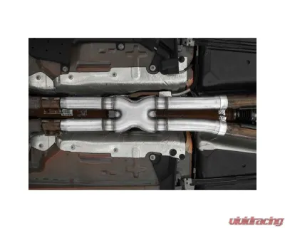 MBRP 2.5" Aluminized Steel Exhaust Resonator Bypass X-Pipe Ford Mustang GT 5.0L 2015-2025 - S7213AL