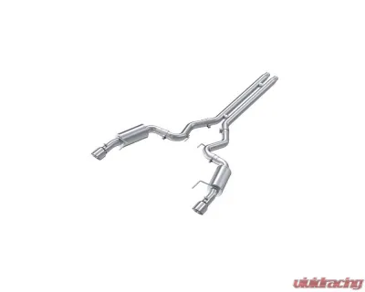MBRP Street Version 3" T409 Stainless Catback Exhaust w/ 4.5" Tips Ford Mustang GT 5.0L Convertible 2015-2022 - S7239409