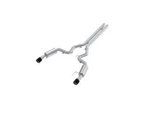 MBRP Armor Pro 3 Inch Street Catback Dual Split Rear w/Carbon Fiber Tips Ford Mustang GT S650 5.0L 2024+