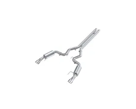 MBRP Armor Lite 3 Inch Street Aluminized Steel Catback Dual Split Rear Ford Mustang GT S650 5.0 2024+