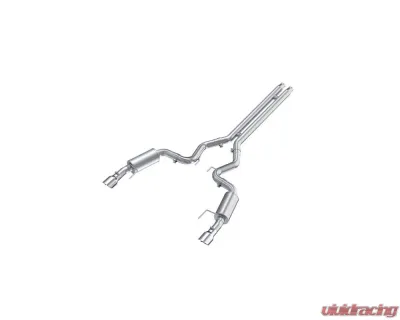 MBRP Armor Lite 3 Inch Street Aluminized Steel Catback Dual Split Rear Ford Mustang GT S650 5.0 2024+ - S7251AL