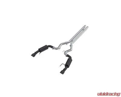 MBRP Armor BLK Street 3 Inch Black-Coated Catback Dual Split Rear Ford Mustang GT S650 5.0L 2024+ - S7251BLK