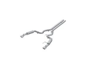MBRP Armor Lite 3 Inch Aluminized Steel Rear Dual Split Catback Ford Mustang GT S650 5.0L 2024+