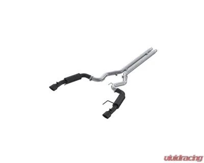 MBRP Armor BLK 3 Inch Catback Dual Split Black-Coated Aluminized Steel Ford Mustang GT S650 5.0L 2024+ - S7253BLK