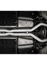 MBRP 3" T304 Stainless Steel Cat-Back Quad Split Rear w/ Carbon Fiber Tips Ford Mustang GT 5.0L 2024+                                     - S72553CF - Image 6