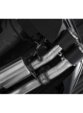 MBRP 3" T304 Stainless Steel Cat-Back Quad Split Rear w/ Carbon Fiber Tips Ford Mustang GT 5.0L 2024+                                     - S72553CF - Image 5