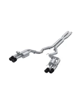 MBRP 3" T304 Stainless Steel Cat-Back Quad Split Rear w/ Carbon Fiber Tips Ford Mustang GT 5.0L 2024+                                     - S72553CF - Image 7