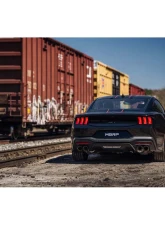 MBRP 3" T304 Stainless Steel Cat-Back Quad Split Rear w/ Carbon Fiber Tips Ford Mustang GT 5.0L 2024+                                     - S72553CF - Image 2