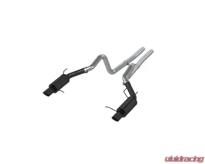MBRP Black Coated 3" Catback Dual Split Rear Street Version Ford Mustang GT | Shelby GT500 2011-2014 - S7258BLK