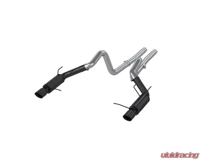 MBRP Black Coated 3" Catback Dual Split Rear Race Version Ford Mustang GT | Shelby GT500 2011-2014 - S7264BLK