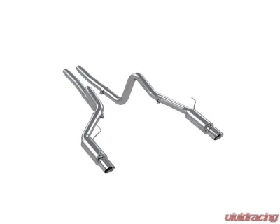 MBRP T409 Stainless Steel 3" Catback Dual Split Rear Race Version w/ 4" Tips Ford Mustang GT | Shelby GT500 2005-2010 - S7270409