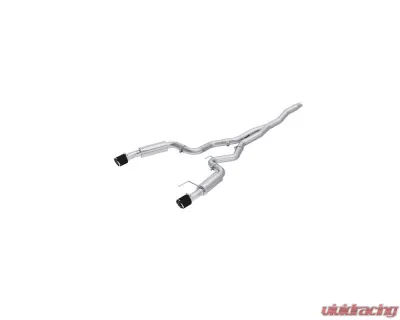 MBRP 3" Catback Dual Split Rear w/ Race Version Carbon Fiber Tips Ford Mustang Ecoboost 2015-2022 - S72753CF
