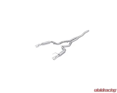 MBRP T409 Stainless Steel 3" Catback Dual Split Rear Race Version w/ 4.5" Tips Ford Mustang 2.3 EcoBoost No Convertible 2015-2025 - S7275409