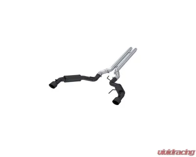 MBRP 3" Cat-Back Dual Split Rear Race Version 4.5" Tips (Black Coated) Ford Mustang GT 5.0 2015-2017 - S7278BLK