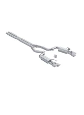 MBRP 3" Street Profile Aluminized Steel Cat-Back Dual Split Rear w/ Quad Tips Ford Mustang GT 5.0L 2024+                                     - S7280AL - Image 3