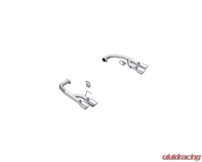MBRP 2.5" T304 Stainless Steel Axle-Back Dual Rear w/ Quad Tips Ford Mustang GT 5.0L 2024+ - S7281304