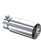 MBRP T304 Stainless Steel 5" O.D. Dual Wall Straight 4" Inlet 12" Length Exhaust Tips                                     - T5049 - Image 2