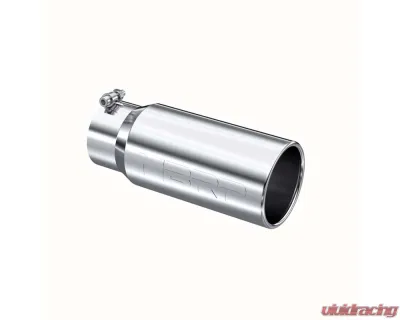 MBRP T304 Stainless Steel 5" O.D. Rolled Straight 4" Inlet 12" Length Exhaust Tips - T5050