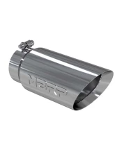 MBRP T304 Stainless Steel 5" O.D. Dual Wall Angled 4" Inlet 12" Length Exhaust Tips                                     - T5053 - Image 2