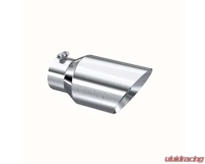 MBRP T304 Stainless Steel 6" O.D. Dual Wall Angled 4" Inlet 12" Length Exhaust Tips - T5072