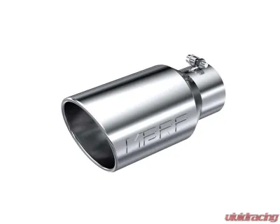 MBRP T304 Stainless Steel 6" O.D. Angled Rolled End 4" Inlet 12" Length Exhaust Tips - T5073