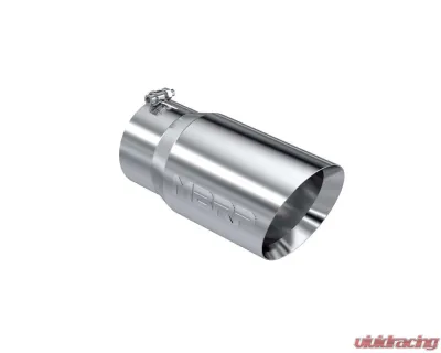 MBRP T304 Stainless Steel 6" O.D. Dual Wall Angled 5" Inlet 12" Length Exhaust Tips - T5074