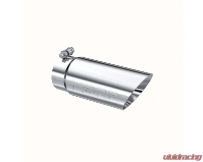 MBRP T304 Stainless Steel 4" O.D. Dual Wall Angled 3.5" Inlet 10" Length Exhaust Tip - T5110