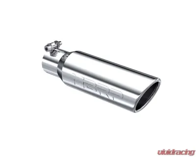 MBRP T304 Stainless Steel 3.5" O.D. Angled Rolled End 2.5" Inlet 12" Length Exhaust Tip - T5113