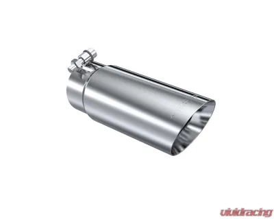 MBRP T304 Stainless Steel 3.5" O.D. Dual Wall Angled End 3" Inlet 10" Length Exhaust Tip - T5114