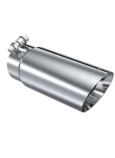 MBRP T304 Stainless Steel 3.5" O.D. Dual Wall Angled End 3" Inlet 10" Length Exhaust Tip                                     - T5114 - Image 2